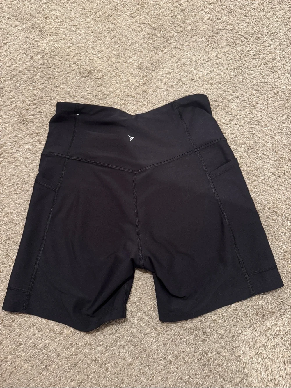 Black High-Waist Women’s Biker Shorts